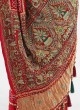 Gajji Silk Maroon Color Heavy Work Gharchola